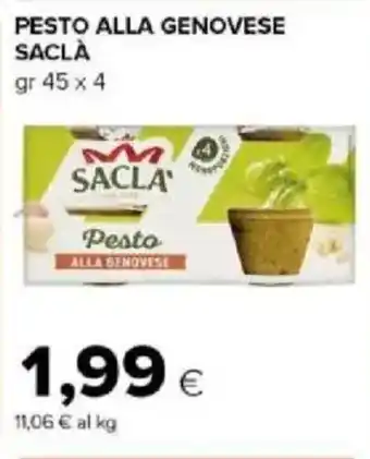 Tigre Amico Pesto alla genovese SACLÀ offerta