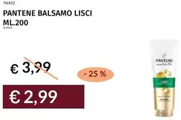 Prezzemolo e Vitale Pantene balsamo lisci offerta