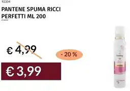 Prezzemolo e Vitale Pantene spuma ricci perfetti offerta