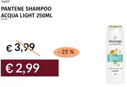 Prezzemolo e Vitale Pantene shampoo acqua light offerta