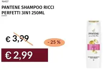 Prezzemolo e Vitale Pantene shampoo ricci perfetti 3in1 offerta