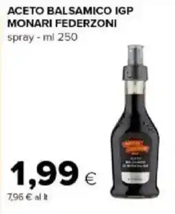 Tigre Amico Aceto balsamico igp MONARI FEDERZONI offerta