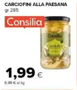 Tigre Amico Consilia carciofini alla paesana offerta