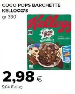 Tigre Amico Coco pops barchette KELLOGG'S offerta