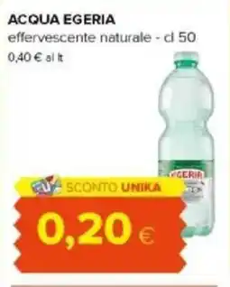 Tigre Amico ACQUA EGERIA effervescente naturale offerta