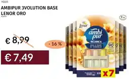 Prezzemolo e Vitale Ambipur 3volution base lenor oro offerta