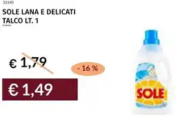 Prezzemolo e Vitale Sole lana e delicati talco offerta