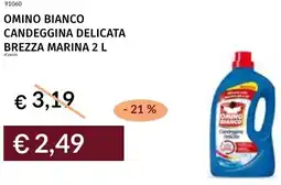 Prezzemolo e Vitale Omino bianco candeggina delicata brezza marina offerta