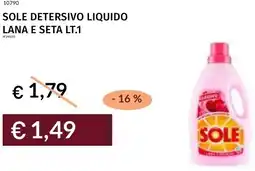 Prezzemolo e Vitale Sole detersivo liquido lana e seta offerta