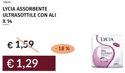 Prezzemolo e Vitale Lycia assorbente ultrasottile con ali offerta