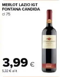 Tigre Amico Merlot lazio igt FONTANA CANDIDA offerta