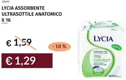 Prezzemolo e Vitale Lycia assorbente ultrasottile anatomico offerta