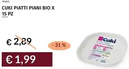 Prezzemolo e Vitale Cuki piatti piani bio x 15 pz offerta