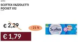 Prezzemolo e Vitale Scottex fazzoletti pocket x12 offerta