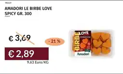Prezzemolo e Vitale Amadori le birbe love spicy offerta