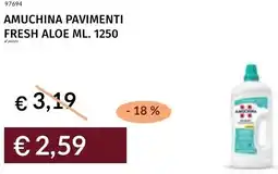 Prezzemolo e Vitale Amuchina pavimenti fresh aloe offerta