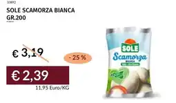 Prezzemolo e Vitale Sole scamorza bianca offerta