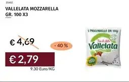 Prezzemolo e Vitale Vallelata mozzarella offerta