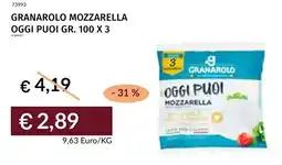 Prezzemolo e Vitale Granarolo mozzarella oggi puoi offerta