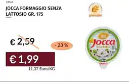 Prezzemolo e Vitale Jocca formaggio senza lattosio offerta