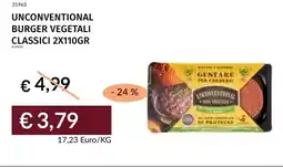 Prezzemolo e Vitale Unconventional burger vegetali classici offerta