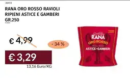 Prezzemolo e Vitale Rana oro rosso ravioli ripieni astice e gamberi offerta