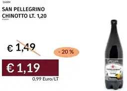 Prezzemolo e Vitale San pellegrino chinotto offerta