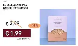 Prezzemolo e Vitale Le eccellenze p&v gnocchetti offerta