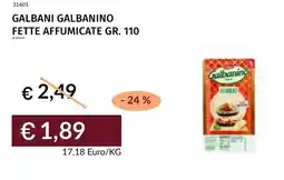 Prezzemolo e Vitale Galbani galbanino fette affumicate offerta