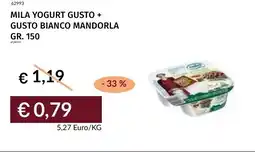 Prezzemolo e Vitale Mila yogurt gusto + gusto bianco mandorla offerta