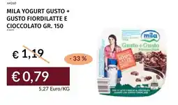 Prezzemolo e Vitale Mila yogurt gusto + gusto fiordilatte e cioccolato offerta