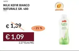 Prezzemolo e Vitale Milk kefir bianco naturale offerta