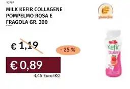 Prezzemolo e Vitale Milk kefir collagene pompelmo rosa e fragola offerta