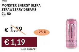 Prezzemolo e Vitale Monster energy ultra strawberry dreams offerta
