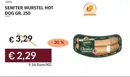 Prezzemolo e Vitale Senfter wurstel hot dog offerta