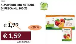 Prezzemolo e Vitale Almaverde bio nettare di pesca offerta