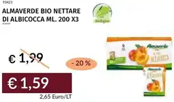 Prezzemolo e Vitale Almaverde bio nettare di albicocca offerta
