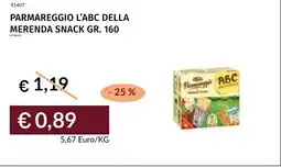 Prezzemolo e Vitale Parmareggio l'abc della merenda snack offerta
