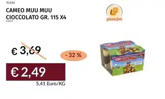Prezzemolo e Vitale Cameo muu muu cioccolato offerta