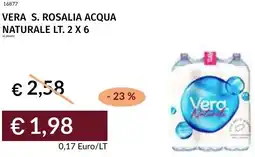 Prezzemolo e Vitale Vera s. rosalia acqua naturale offerta
