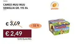 Prezzemolo e Vitale Cameo muu muu vaniglia offerta