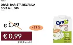 Prezzemolo e Vitale Orasi barista bevanda soia offerta