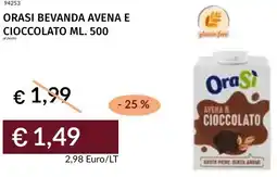 Prezzemolo e Vitale Orasi bevanda avena e cioccolato offerta