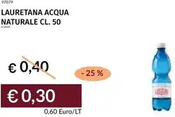 Prezzemolo e Vitale Lauretana acqua naturale offerta
