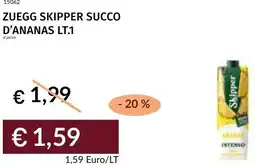 Prezzemolo e Vitale Zuegg skipper succo d'ananas offerta
