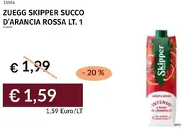 Prezzemolo e Vitale Zuegg skipper succo d'arancia rossa offerta