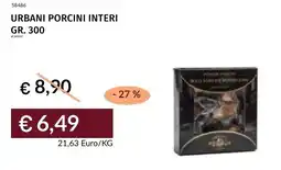 Prezzemolo e Vitale Urbani porcini interi offerta