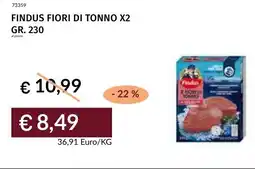 Prezzemolo e Vitale Findus fiori di tonno x2 offerta