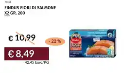 Prezzemolo e Vitale Findus fiori di salmone x2 offerta