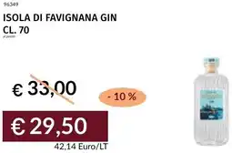 Prezzemolo e Vitale Isola di favignana gin offerta
